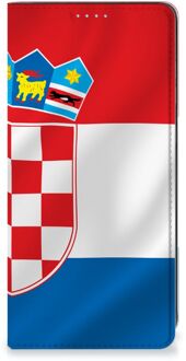 B2Ctelecom Leuk Hoesje Samsung Galaxy A21s Smart Cover Kroatische Vlag