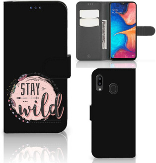 B2Ctelecom Leuk Hoesje Samsung Galaxy A30 Boho Stay Wild