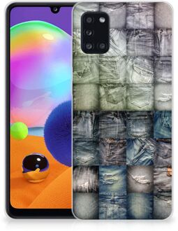 B2Ctelecom Leuk Hoesje Samsung Galaxy A31 Telefoonhoesje Spijkerbroeken