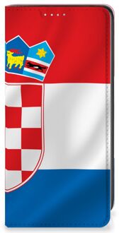 B2Ctelecom Leuk Hoesje Samsung Galaxy A41 Smart Cover Kroatische Vlag