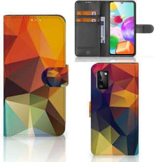 B2Ctelecom Leuk Hoesje Samsung Galaxy A41 Smartphone Cover Polygon Color