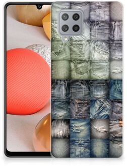 B2Ctelecom Leuk Hoesje Samsung Galaxy A42 Telefoonhoesje Spijkerbroeken