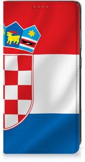 B2Ctelecom Leuk Hoesje Samsung Galaxy A52 Smart Cover Kroatische Vlag