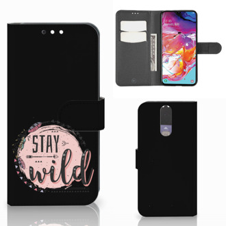 B2Ctelecom Leuk Hoesje Samsung Galaxy A70 Boho Stay Wild