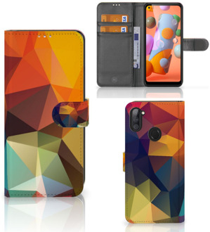 B2Ctelecom Leuk Hoesje Samsung Galaxy M11 | A11 Smartphone Cover Polygon Color