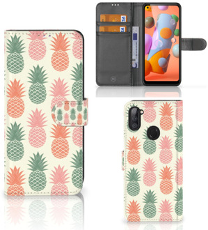 B2Ctelecom Leuk Hoesje Samsung Galaxy M11 | A11 Smartphone Hoesje Ananas