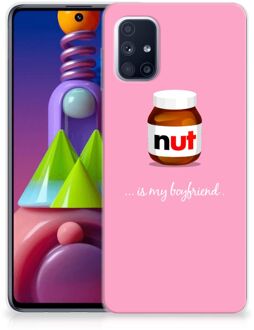 B2Ctelecom Leuk Hoesje Samsung Galaxy M51 Telefoonhoesje Nut Boyfriend