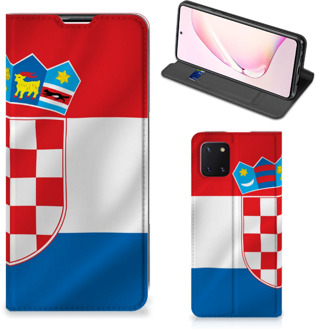 B2Ctelecom Leuk Hoesje Samsung Galaxy Note 10 Lite Smart Cover Kroatische Vlag