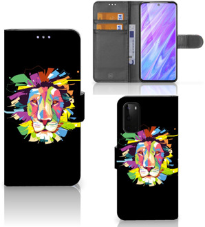 B2Ctelecom Leuk Hoesje Samsung Galaxy S20 Lion Color