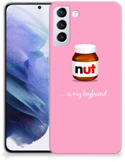 B2Ctelecom Leuk Hoesje Samsung Galaxy S21 Plus Telefoonhoesje Nut Boyfriend