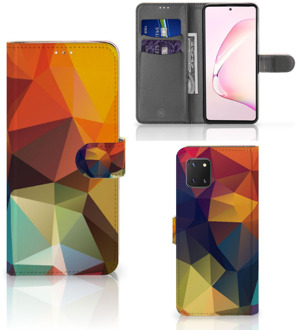 B2Ctelecom Leuk Hoesje Samsung Note 10 Lite Smartphone Hoesje Polygon Color