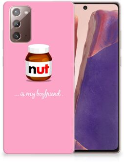 B2Ctelecom Leuk Hoesje Samsung Note 20 Telefoonhoesje Nut Boyfriend