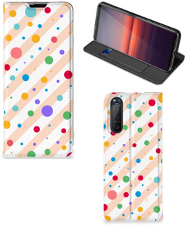 B2Ctelecom Leuk Hoesje Sony Xperia 5 II Smart Cover Dots