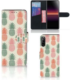 B2Ctelecom Leuk Hoesje Sony Xperia L4 Smartphone Hoesje Ananas