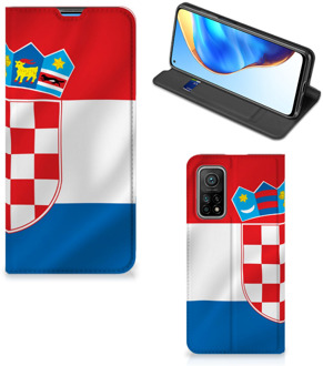 B2Ctelecom Leuk Hoesje Xiaomi Mi 10T | 10T Pro Smart Cover Kroatische Vlag