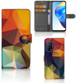 B2Ctelecom Leuk Hoesje Xiaomi Mi 10T Pro | Mi 10T Smartphone Cover Polygon Color