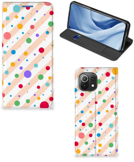 B2Ctelecom Leuk Hoesje Xiaomi Mi 11 Lite Smart Cover Dots