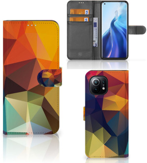 B2Ctelecom Leuk Hoesje Xiaomi Mi 11 Smartphone Cover Polygon Color