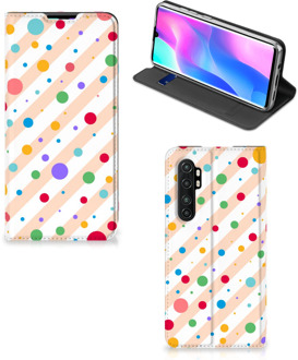 B2Ctelecom Leuk Hoesje Xiaomi Mi Note 10 Lite Smart Cover Dots