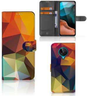 B2Ctelecom Leuk Hoesje Xiaomi Poco F2 Pro Smartphone Cover Polygon Color