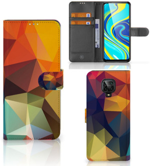 B2Ctelecom Leuk Hoesje Xiaomi Redmi Note 9 Pro | Note 9S Smartphone Cover Polygon Color