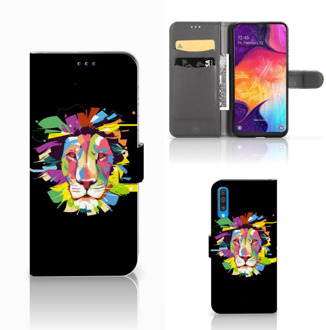 B2Ctelecom Leuk Hoesjes Samsung Galaxy A50 Lion Color