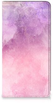 B2Ctelecom Leuk Telefoonhoesje Samsung Galaxy S20 FE Bookcase Cover Pink Purple Paint