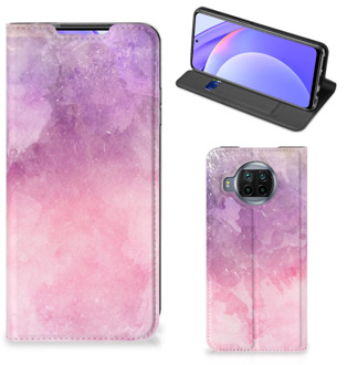 B2Ctelecom Leuk Telefoonhoesje Xiaomi Mi 10T Lite Bookcase Cover Pink Purple Paint