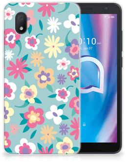 B2Ctelecom Leuk TPU Back Case Alcatel 1B (2020) GSM Hoesje met Tekst Flower Power