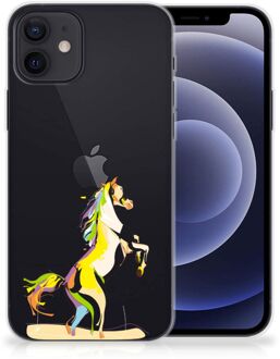 B2Ctelecom Leuk TPU Back Case iPhone 12 | 12 Pro (6.1") GSM Hoesje Horse Color