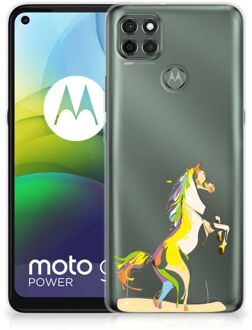 B2Ctelecom Leuk TPU Back Case Motorola Moto G9 Power GSM Hoesje Horse Color