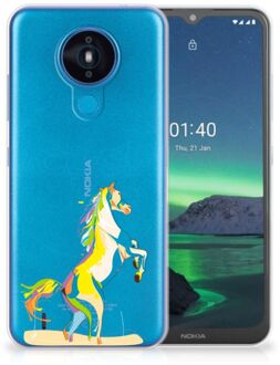 B2Ctelecom Leuk TPU Back Case Nokia 1.4 GSM Hoesje Horse Color