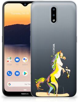 B2Ctelecom Leuk TPU Back Case Nokia 2.3 GSM Hoesje Horse Color