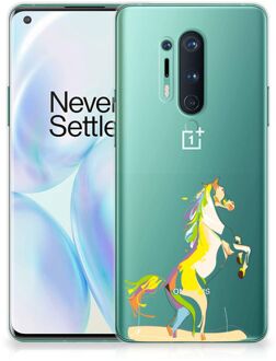 B2Ctelecom Leuk TPU Back Case OnePlus 8 Pro GSM Hoesje Horse Color