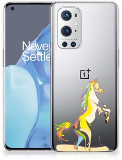 B2Ctelecom Leuk TPU Back Case OnePlus 9 Pro GSM Hoesje Horse Color