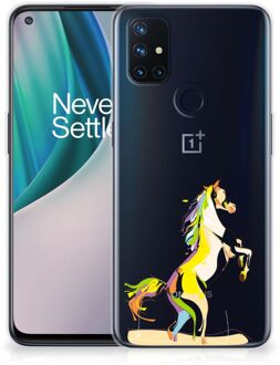 B2Ctelecom Leuk TPU Back Case OnePlus Nord N10 5G GSM Hoesje Horse Color