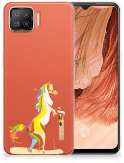 B2Ctelecom Leuk TPU Back Case OPPO A73 4G GSM Hoesje Horse Color