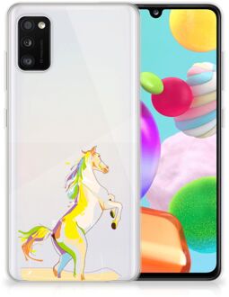 B2Ctelecom Leuk TPU Back Case Samsung Galaxy A41 GSM Hoesje Horse Color