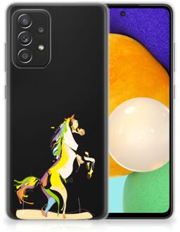 B2Ctelecom Leuk TPU Back Case Samsung Galaxy A52 (5G/4G) GSM Hoesje Horse Color