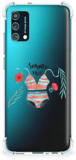 B2Ctelecom Leuk TPU Back Case Samsung Galaxy M02s | A02s Telefoonhoesje  met doorzichtige rand Boho Summer