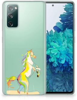 B2Ctelecom Leuk TPU Back Case Samsung Galaxy S20 FE GSM Hoesje Horse Color