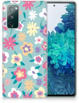 B2Ctelecom Leuk TPU Back Case Samsung Galaxy S20 FE GSM Hoesje met Tekst Flower Power