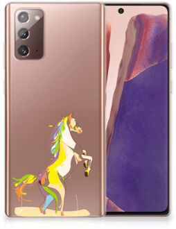 B2Ctelecom Leuk TPU Back Case Samsung Note 20 GSM Hoesje Horse Color