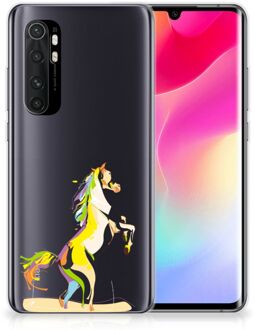 B2Ctelecom Leuk TPU Back Case Xiaomi Mi Note 10 Lite GSM Hoesje Horse Color