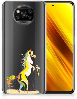 B2Ctelecom Leuk TPU Back Case Xiaomi Poco X3 GSM Hoesje Horse Color