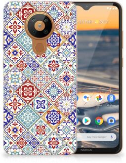 B2Ctelecom Leuk TPU Back Cover Nokia 5.3 Hoesje Tegels Kleur