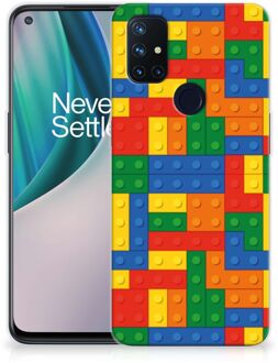 B2Ctelecom Leuk TPU Back Cover OnePlus Nord N10 5G Hoesje Customize Blokken