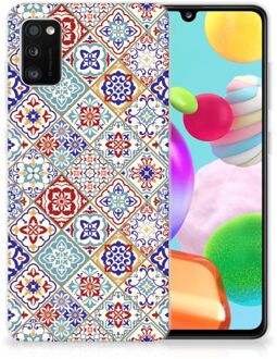 B2Ctelecom Leuk TPU Back Cover Samsung Galaxy A41 Hoesje Tegels Kleur