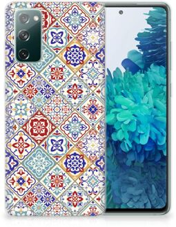 B2Ctelecom Leuk TPU Back Cover Samsung Galaxy S20 FE Hoesje Tegels Kleur