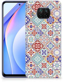 B2Ctelecom Leuk TPU Back Cover Xiaomi Mi 10T Lite Hoesje Tegels Kleur